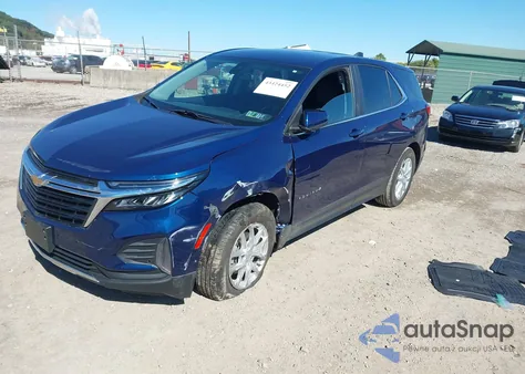 2022 Chevrolet Equinox Awd Lt z USA, uszkodzony, nr VIN 3GNAXUEV8NL148961